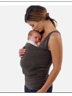 Lalabu Soothe Shirt Baby wearing Tank Top Gray Size Small